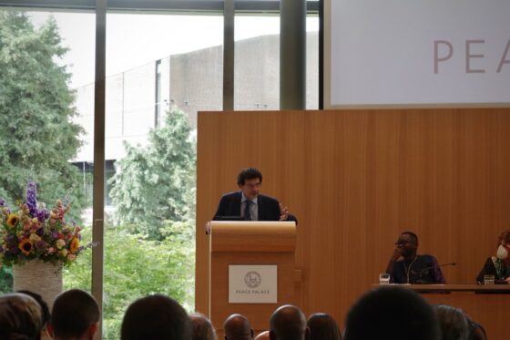 Intervención del Profesor Kohen en conferencia sobre cambio climático en La Haya